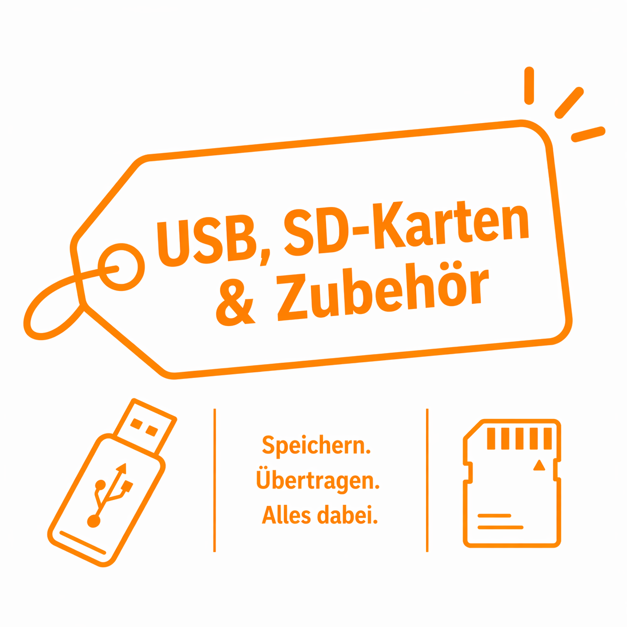 USB, SD-Karten & Zugehör