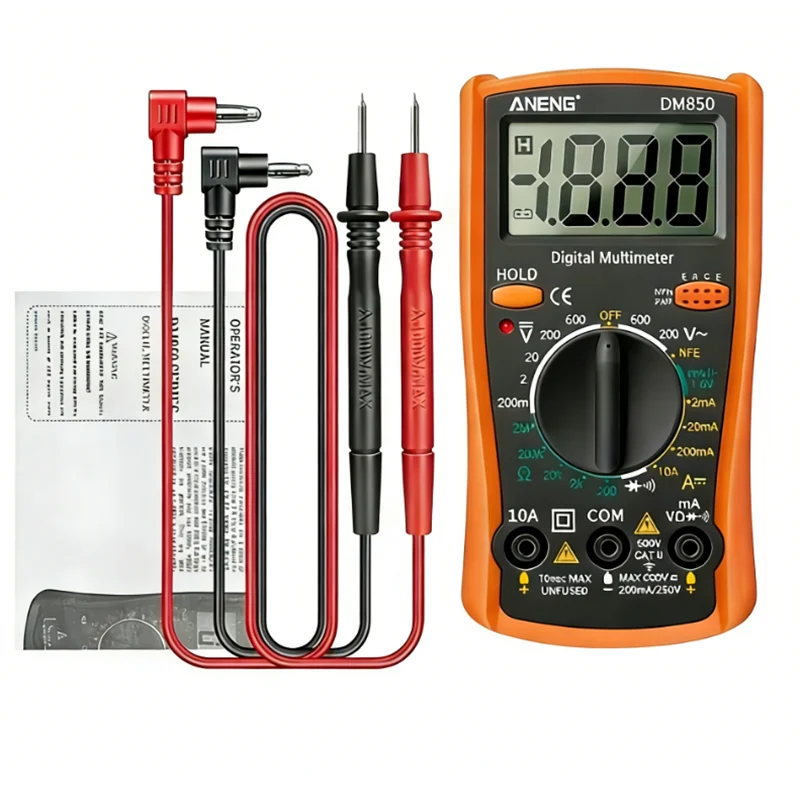 DM850 Multimeter – Digitaler Spannungs- & Stromtester