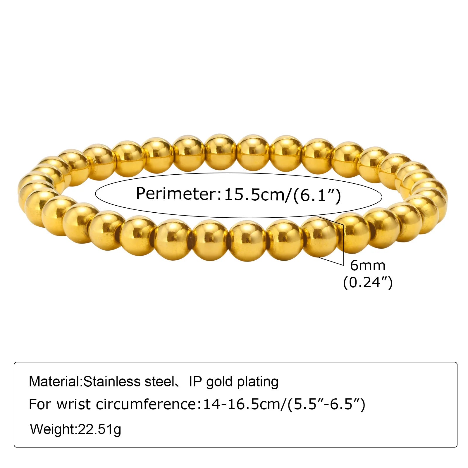 Chunky Gold Edelstahl Armband – 18 Varianten