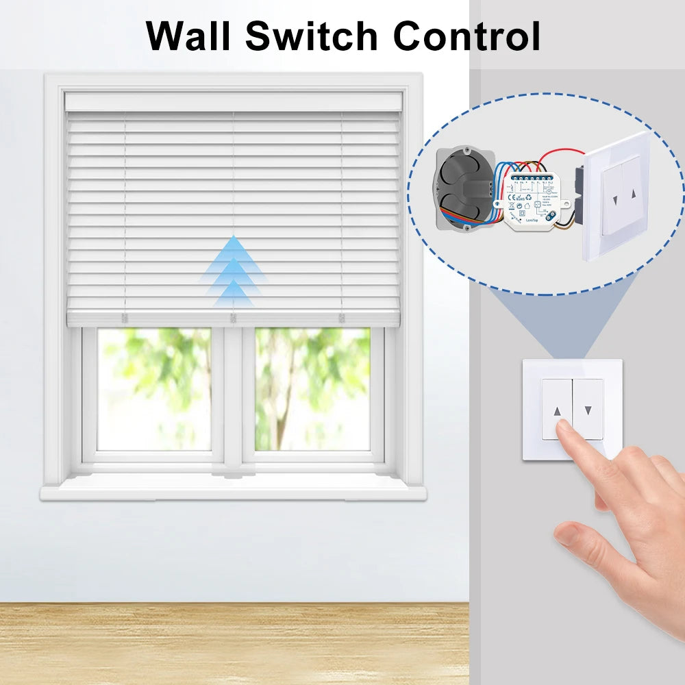 LoraTap WiFi Smart Rolladen Schalter Modul – WLAN Steuerung für Rollläden & Jalousien, App & Sprachsteuerung