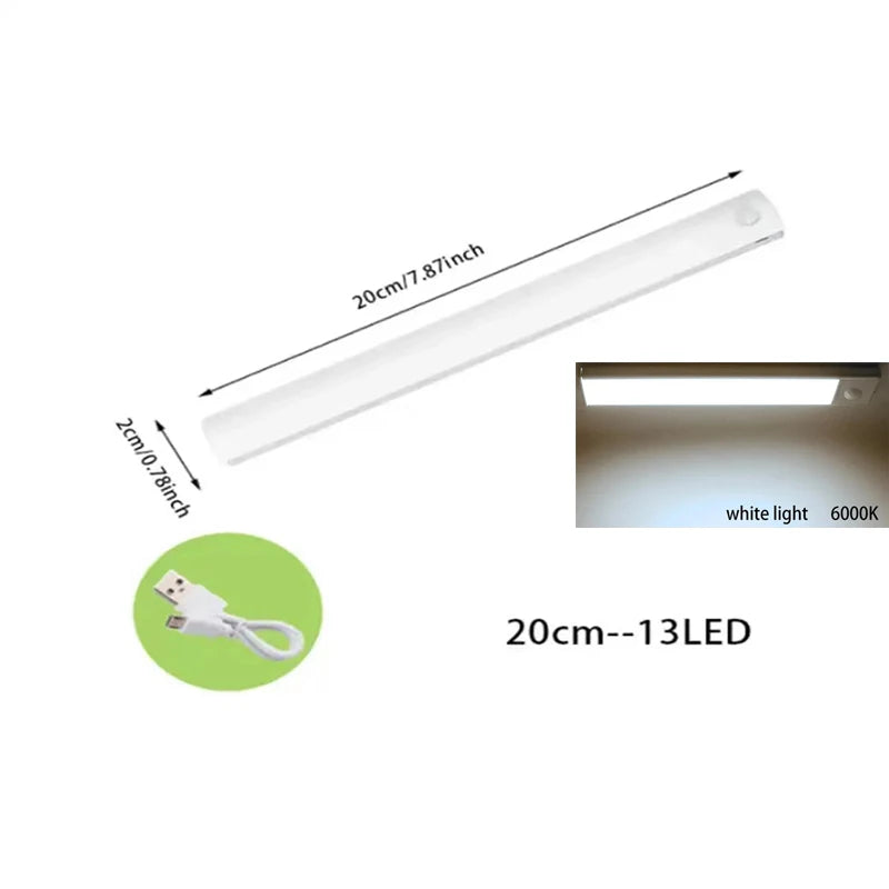 LED Sensor Licht – wiederaufladbar, dimmbar, mit Bewegungssensor