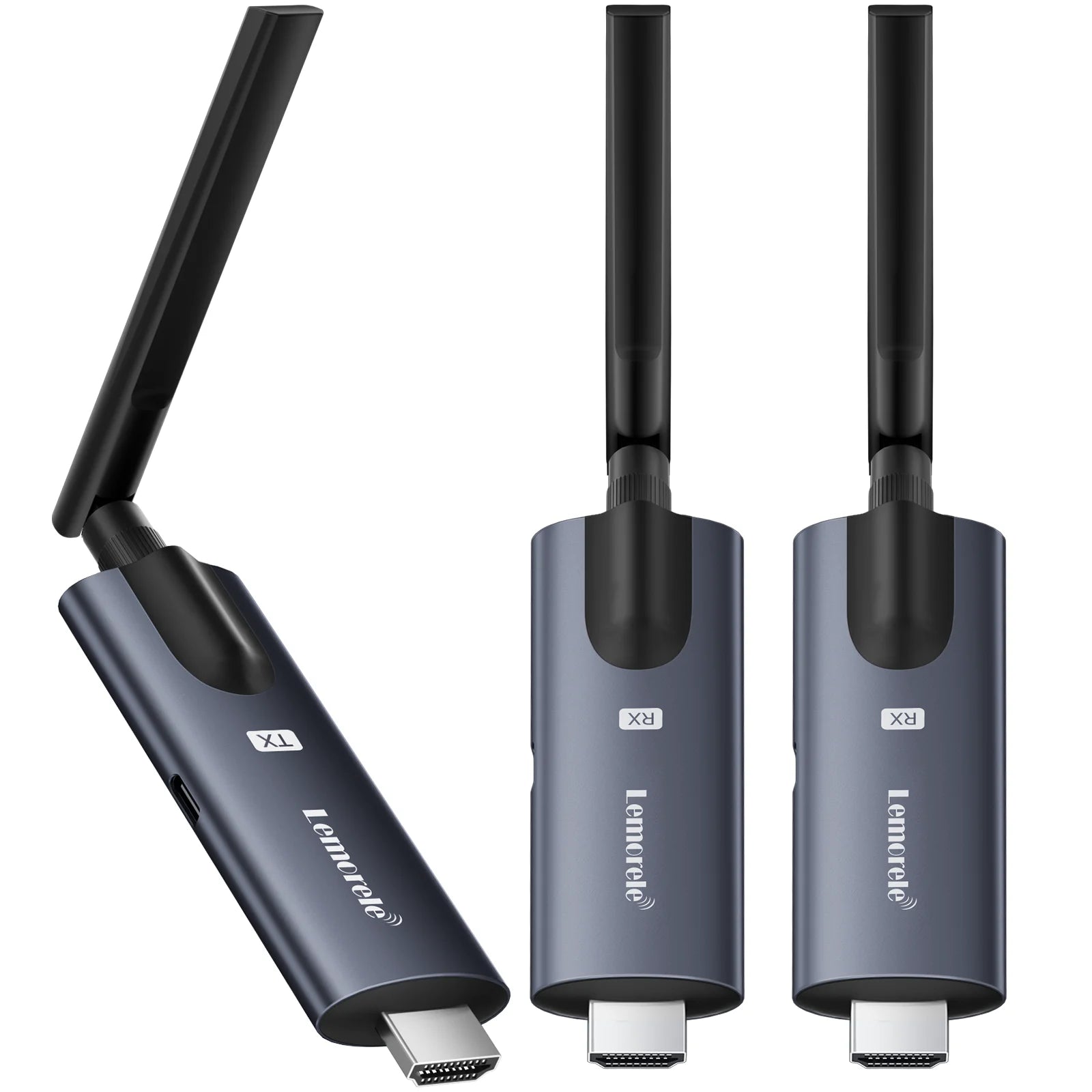 Lemorele Wireless HDMI Transmitter & Receiver – 200m Full HD, kabellose Bildübertragung