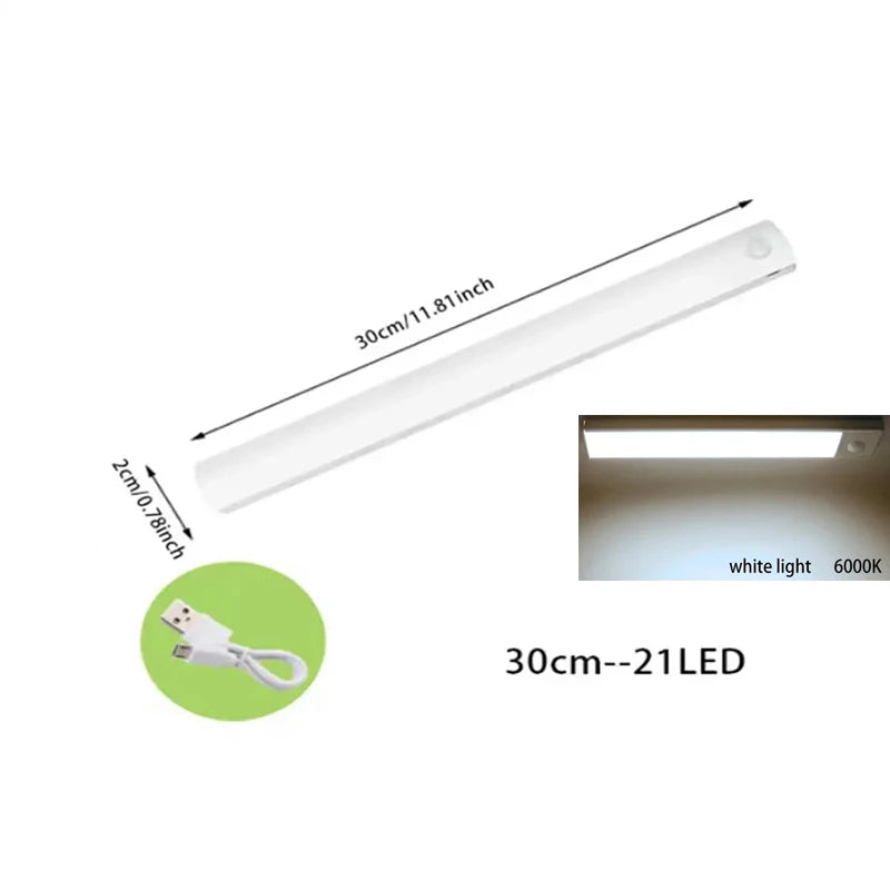 LED Sensor Licht – wiederaufladbar, dimmbar, mit Bewegungssensor