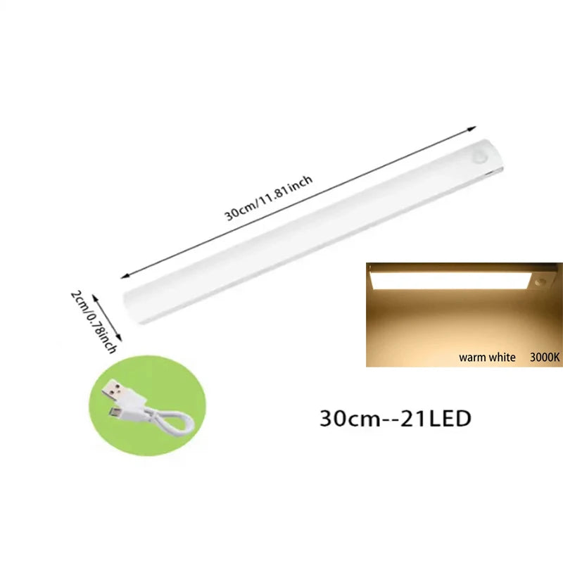LED Sensor Licht – wiederaufladbar, dimmbar, mit Bewegungssensor