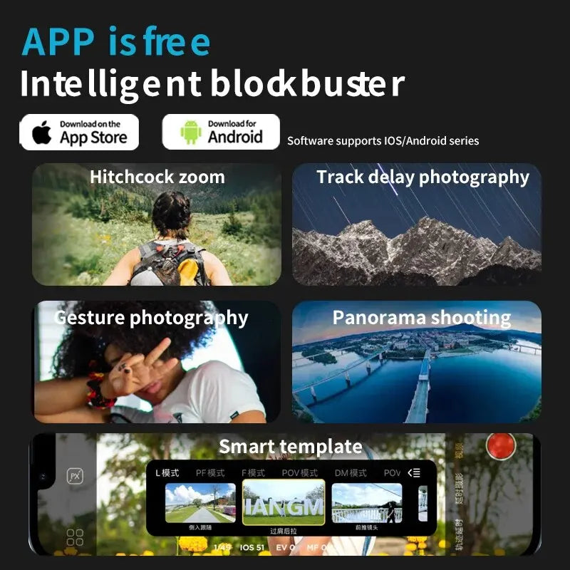 AOCHUAN SmartXE Gimbal – 3-Achsen Smartphone Stabilizer mit AI Tracking