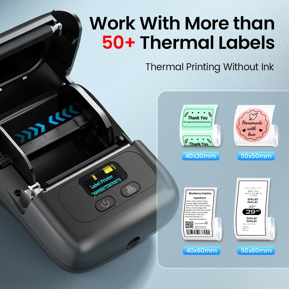 Phomemo M110 Label Maker – Mini Etikettendrucker Bluetooth