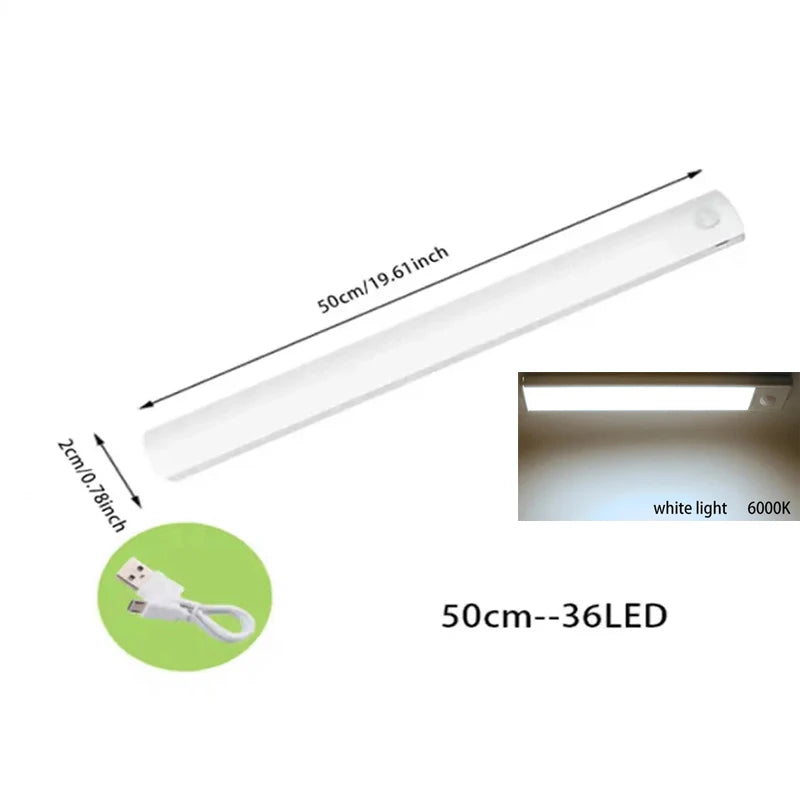 LED Sensor Licht – wiederaufladbar, dimmbar, mit Bewegungssensor