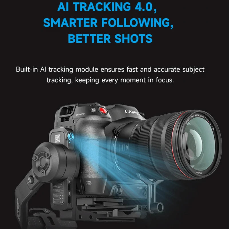FeiyuTech SCORP-C2 Gimbal – 3-Achsen Kamera Stabilizer für DSLR & Mirrorless (Pro Video Gimbal)