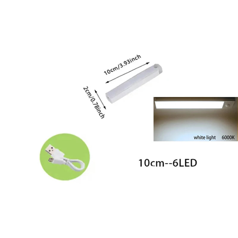 LED Sensor Licht – wiederaufladbar, dimmbar, mit Bewegungssensor