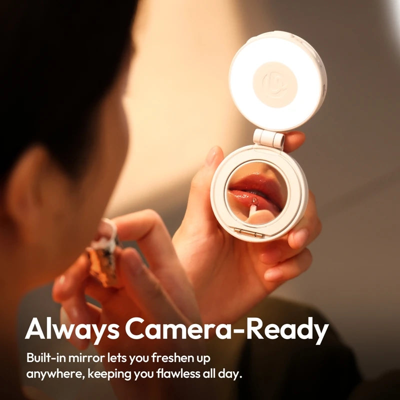 Ulanzi LM23 LED Selfie Ring Light – LED Clip Ringlicht mit Ständer