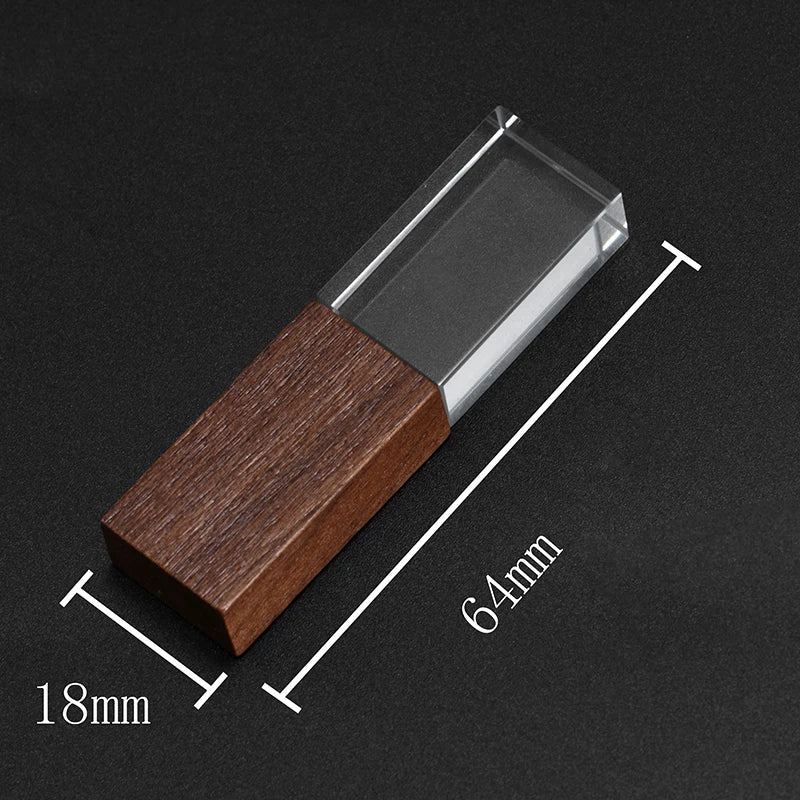 KristallHolz USB-A 2.0, 4 GB - 64 GB
