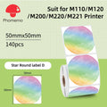 Wasserdichte Etiktten für Phomemo M110 Label Maker – Mini Etikettendrucker Bluetooth (nur Etiktten)